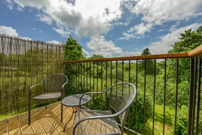 Cholwell Barn Apartment - Balcón
