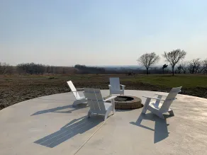 East Bank on Mill Creek - Ausblick vom Zimmer