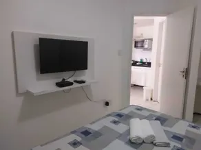 Flat Biarritz Ao Lado da Litorânea l Ferreira Hospedagens - Habitación
