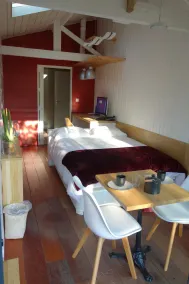 Gîte avec sauna, jardin et barbecue - Chambre
