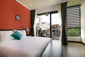 La An Central Boutique Villa - Vue de la chambre