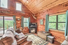 Rural Wooded Cabin Near Trophy Trout Fishing! - Interior