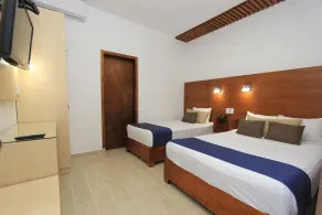 Hotel Del Carmen en el centro de Tuxtla Gutiérrez  - Vue de la chambre