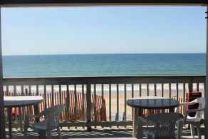 Sandcastle Beachfront Inn - Utsikt fra rommet