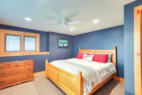 Lake View Champlain Home w/ Hot Tub & Sauna! - Interior