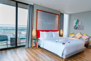 CENTRAL PLAZA HOTEL - MY THO  - Vue de la chambre