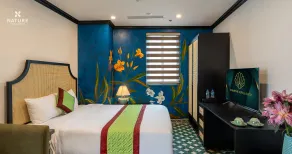 Nature Hotel - Ba Dinh - Vista do quarto