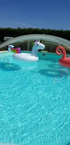Le Pavachon gîte familial piscine couverte privée chauffée - Aux portes du Puy duFou - Pool