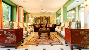 Hotel Victoria & Iside Spa - Coin salon dans le hall