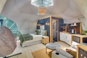 Unique Dome Home w/ Deck in Smoky Mountains - Interiør
