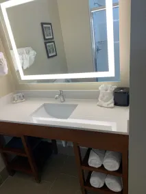 Comfort Suites West Monroe near Ike Hamilton Expo Center - Badezimmer