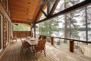 Dock, Decks & Epic View! Sacheen Lake Family Cabin - Interiør