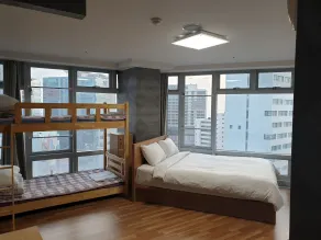 Busan Popcorn Hostel - Vue de la chambre