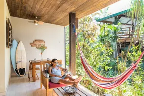 Nautilus Surf & Yoga Villas Santa Teresa - Vue de la chambre