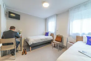 Montempô Appart'hôtel Lyon Viviani - Habitación