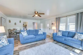 Bright Shelby Cottage w/ Deck & Creek Views! - Interior