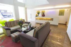 Ngoc Linh Luxury Hotel - Coin salon dans le hall