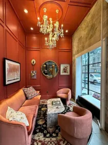 Hotel Victoria - Coin salon dans le hall