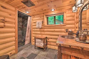 Dreamy Cabin Steps to Thumb Lake: Swim & Fish - Badrum