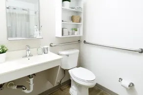 InTown Suites Extended Stay San Antonio TX - Leon Valley North - Badezimmer