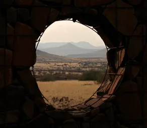 Etendeka Mountain Camp - Ausblick vom Zimmer