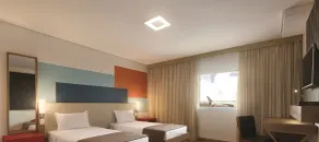 TRYP BY WYNDHAM São Paulo Airport - Hotel de Transito Terminal 3 INTERNACIONAL - Lado Ar - Área restrita á passageiros já embarcados e sem bagagens para despachar - Transit Hotel, only carry-on - Room