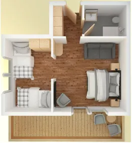 Bergnest - Frühstückspension Katschberg - Habitación