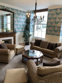 The Albany Apartments - Coin salon dans le hall