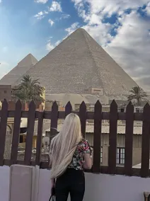 Osiris pyramids view inn  - Vue de la chambre