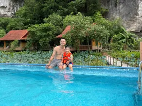 Lotus Field Homestay - Piscine