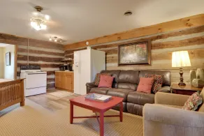 Fire Pit & Deck! Cozy Smoky Mtn Retreat on River - Interior