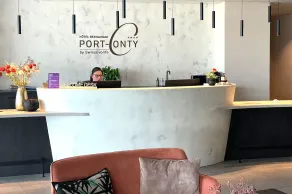 Hôtel Restaurant Port-Conty - Resepsjon