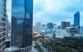 The Kunlun Jing An - Vue de la chambre