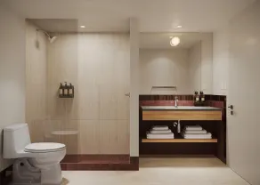 All Inn Hotel - Badezimmer
