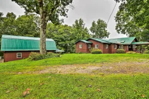 Stunning Mtn Views! Cullowhee Cabin + Guest House - Interiör
