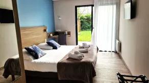 Logis Hôtel Au Moyne de Saire - Værelse