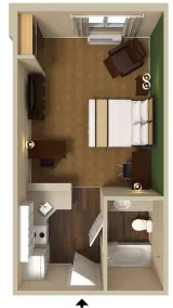Extended Stay America Suites - Houston - NASA - Johnson Space Center - Chambre