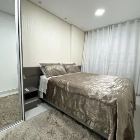 Flat Boqueirao Praia Grande - Habitación