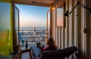 Hotel Winebox Valparaiso - View from room