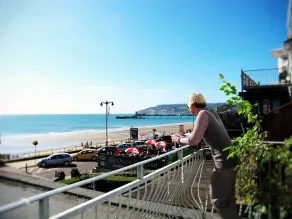 Clifton Seafront Apartments - Sandown, Isle of Wight - FREE Return Car Ferry for 3 nights or more - View from property