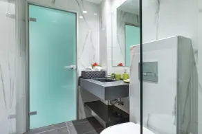 Nymphes Deluxe Accommodation Pefkochori - Baño
