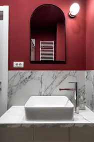 Refined 3BR Apartment - Balcony with Boulevard Views near Cismigiu - Salle de bain