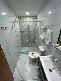 Pousada e Flat Diamant's - Salle de bain