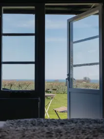Sköllengården - Ausblick vom Zimmer