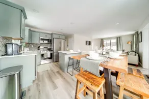 Walk to Lake: Pet-friendly Cottage in Jamestown! - Interior