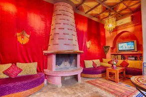 Riad Kenzo - Siddeområde i lobbyen