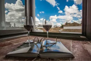 Las Casas de la Judería de Córdoba - Vue de la chambre