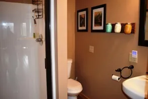 Cabina accogliente e familiare con griglia, idromassaggio e terrazza | Vista sulla montagna | Sono ammessi animali domestici - Bagno