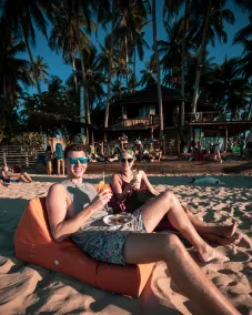 Mad Monkey Hostel Nacpan Beach - Restaurant
