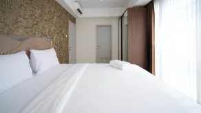 Nice 3Br Connected To Mall At Grand Sungkono Lagoon Apartment - Room
